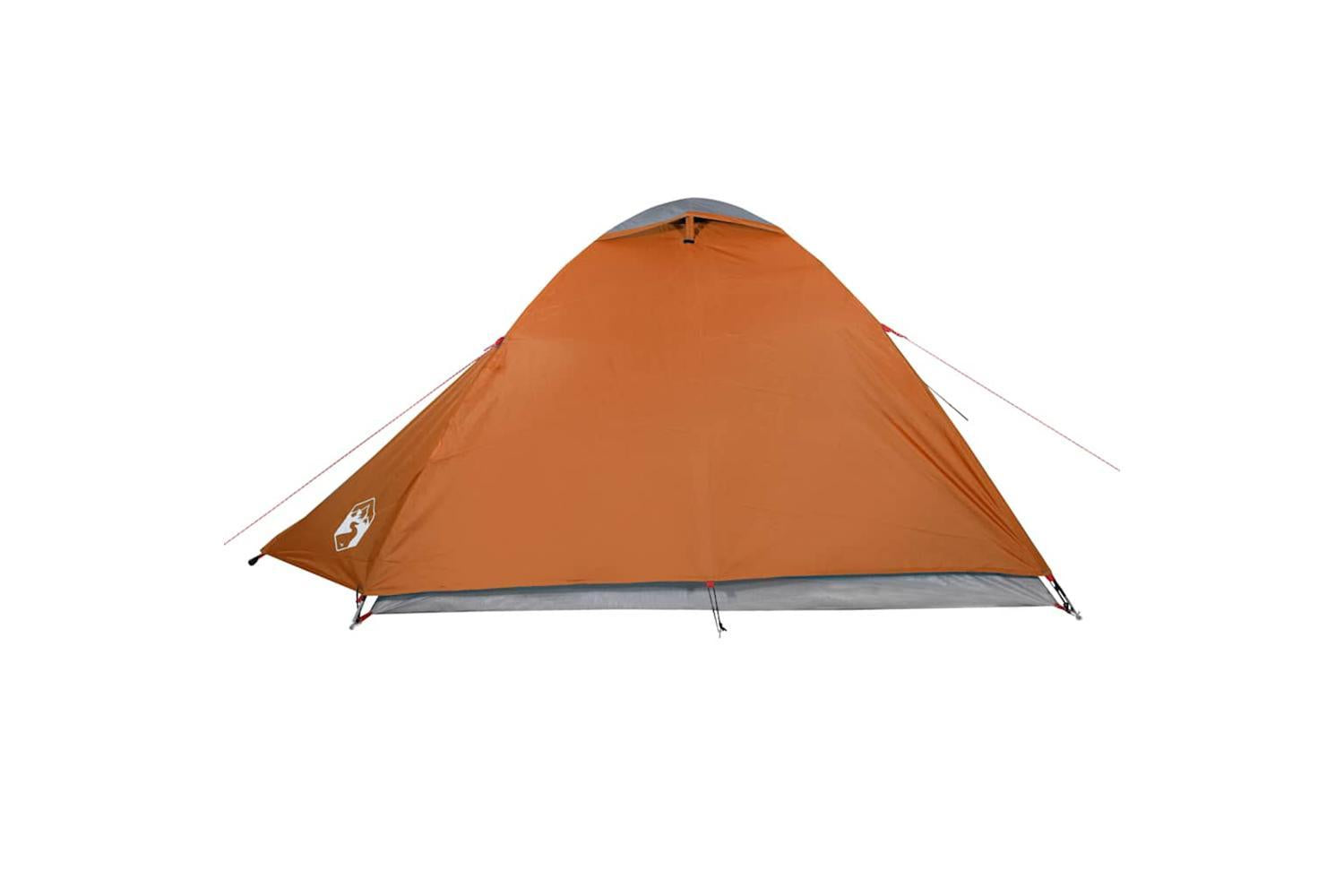 Vidaxl Camping Tent Dome 3-person Orange Waterproof-7