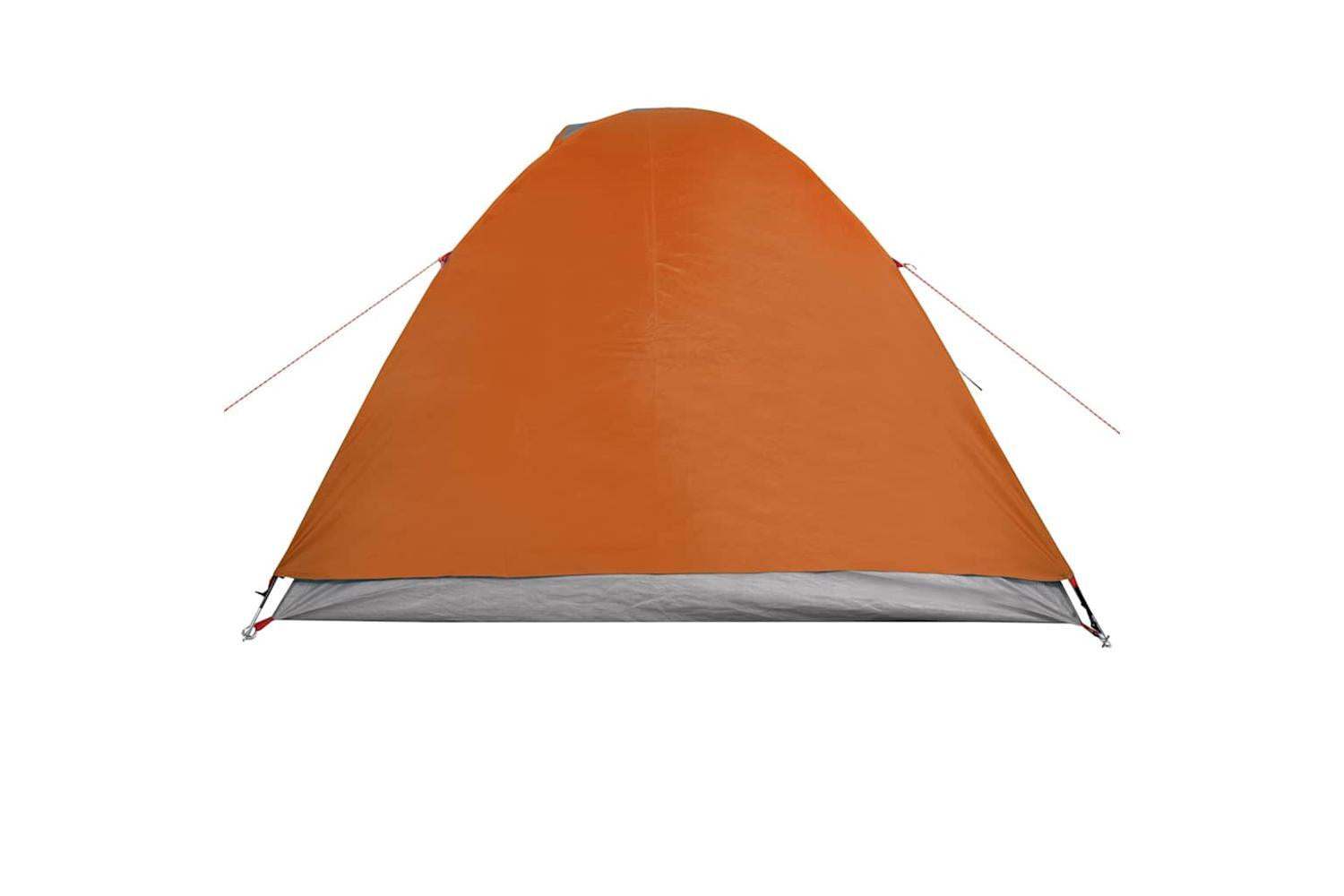 Vidaxl Camping Tent Dome 3-person Orange Waterproof-8