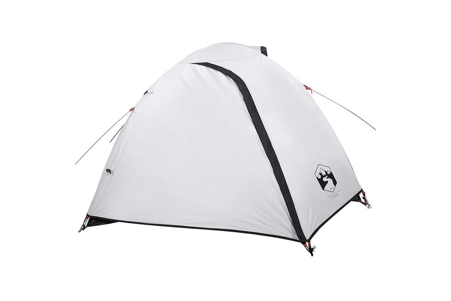 Vidaxl Camping Tent Dome 4-person White Blackout Fabric Waterproof-6