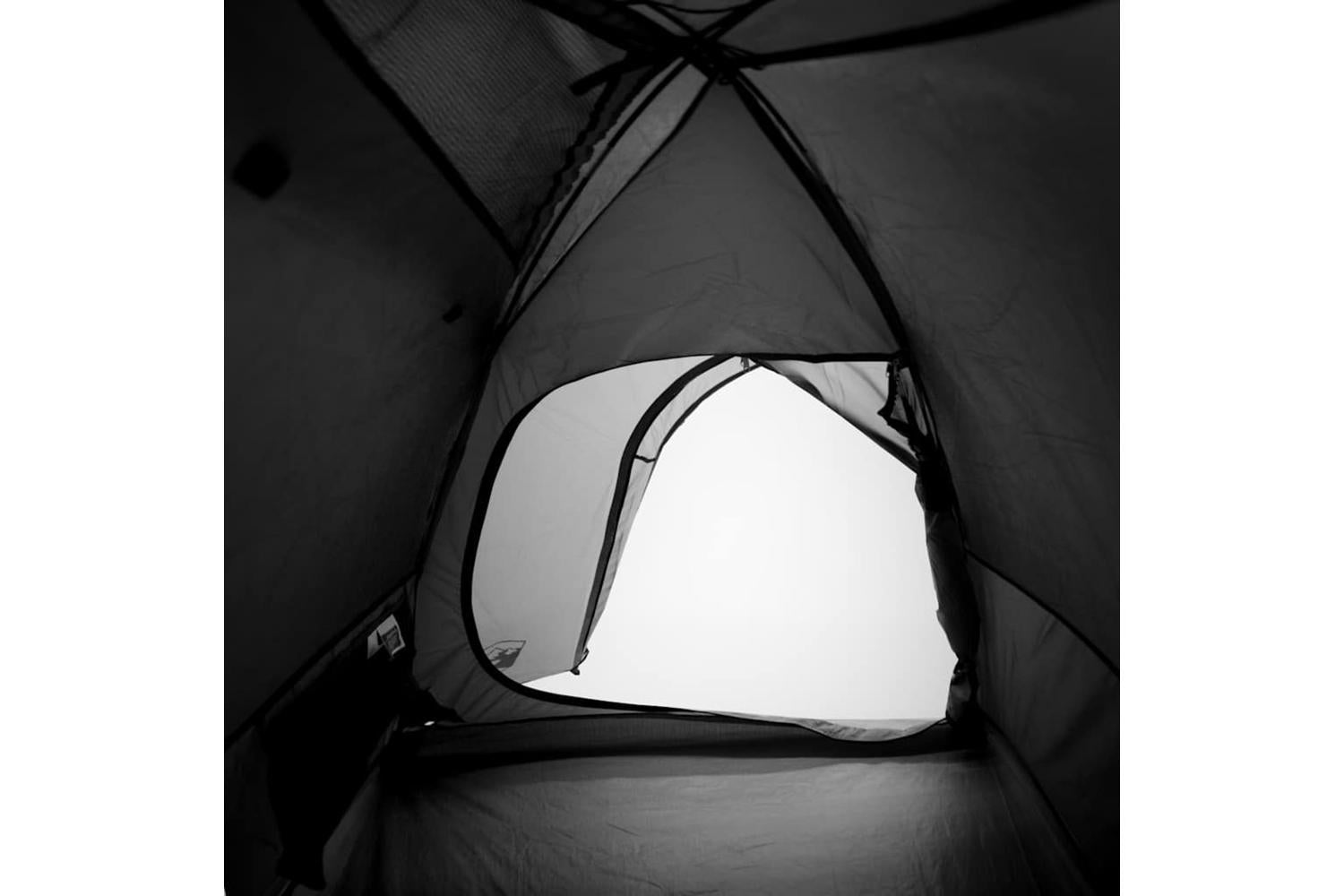 Vidaxl Camping Tent Dome 4-person White Blackout Fabric Waterproof-10