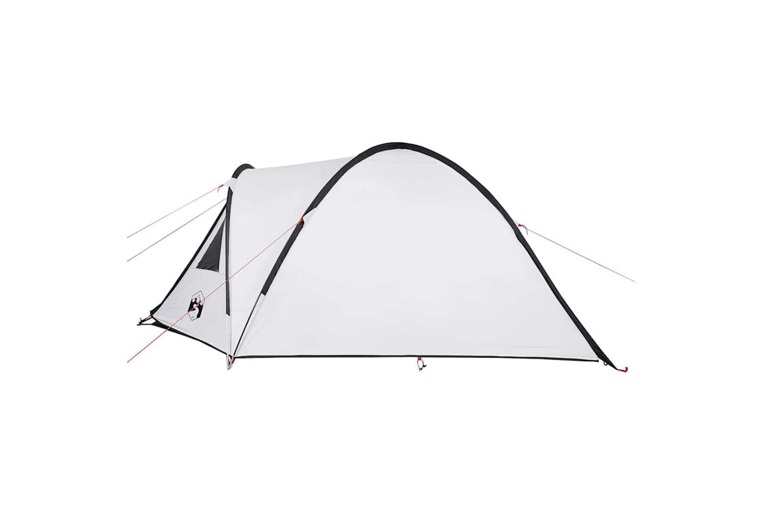 Vidaxl Camping Tent Dome 4-person White Blackout Fabric Waterproof-7