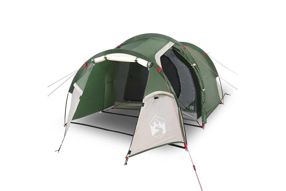 Vidaxl Camping Tent Tunnel 2-person Green Waterproof-2
