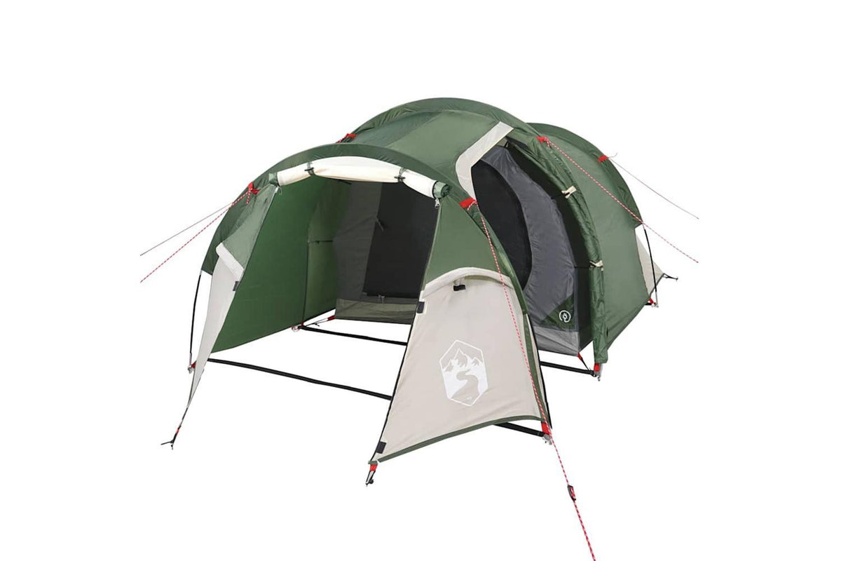Vidaxl Camping Tent Tunnel 2-person Green Waterproof-4
