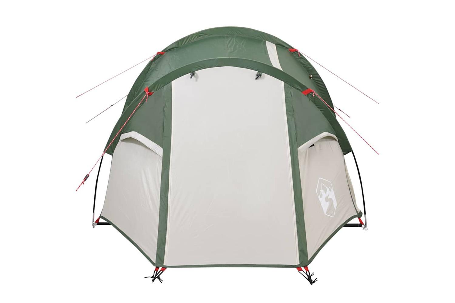 Vidaxl Camping Tent Tunnel 3-person Green Waterproof-6