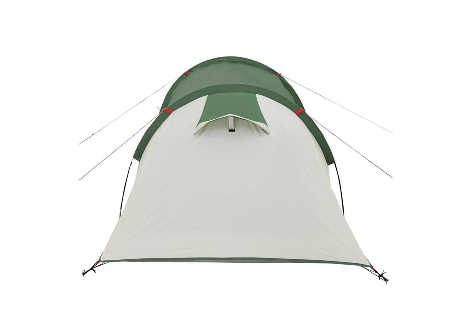 Vidaxl Camping Tent Tunnel 3-person Green Waterproof-8