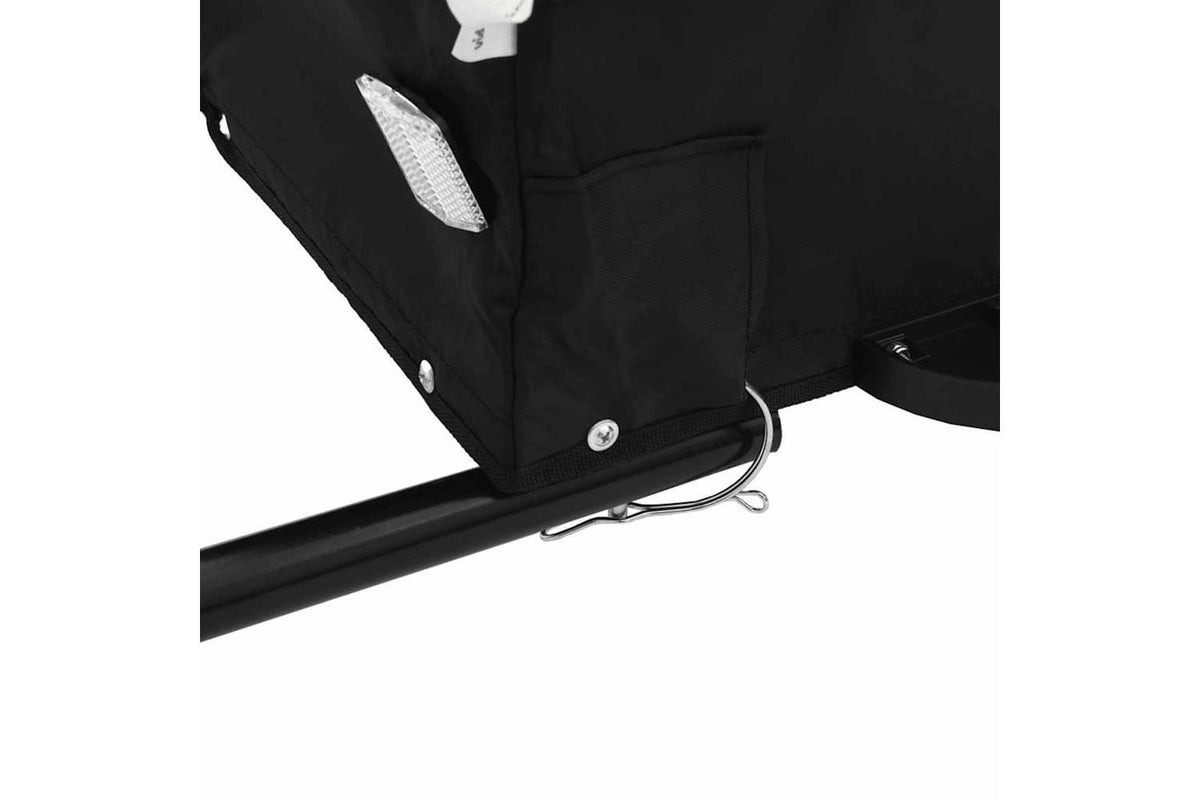 Vidaxl Bike Trailer Black And Orange 45 Kg Iron-10