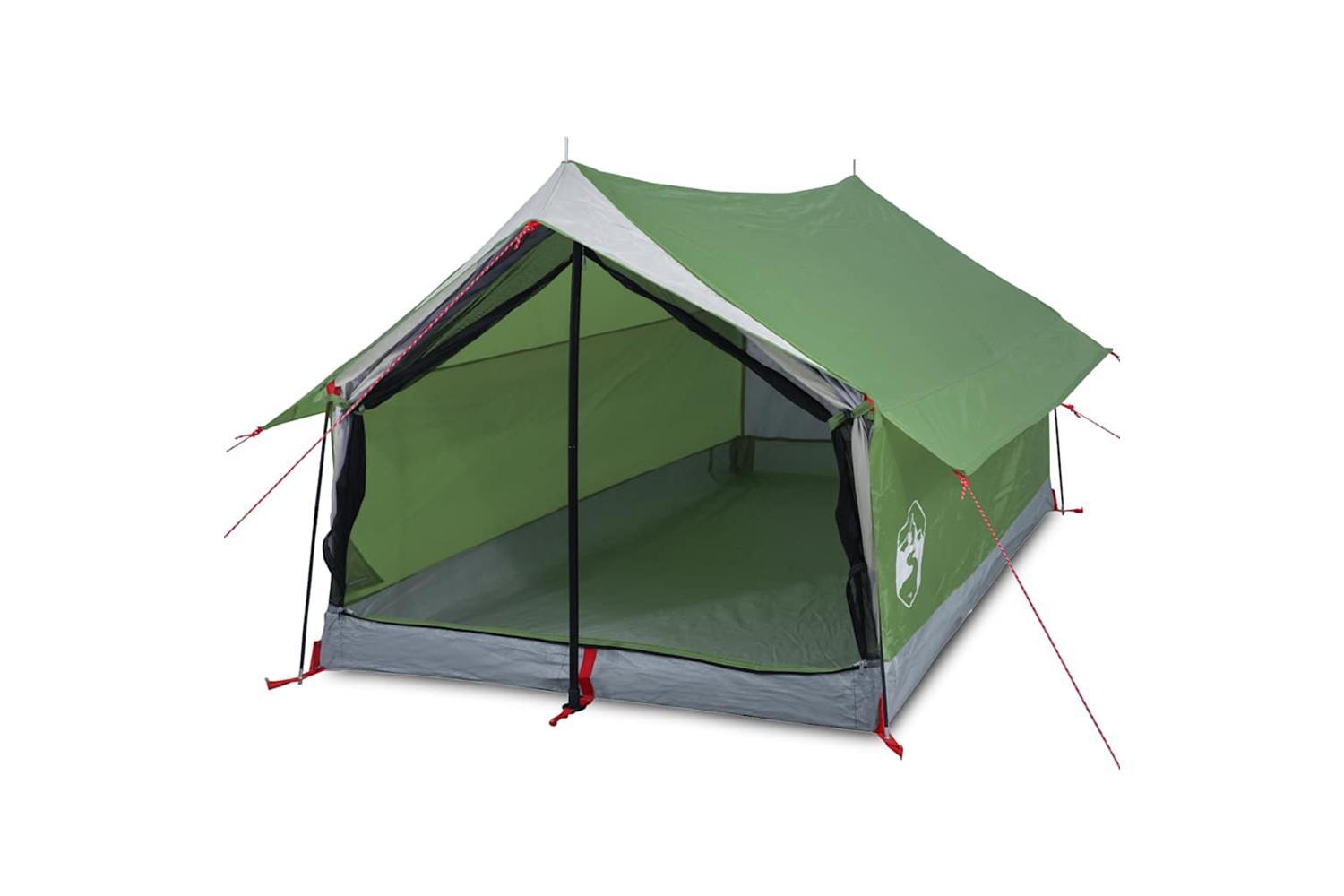 Vidaxl Camping Tent 2-person Green Waterproof-2