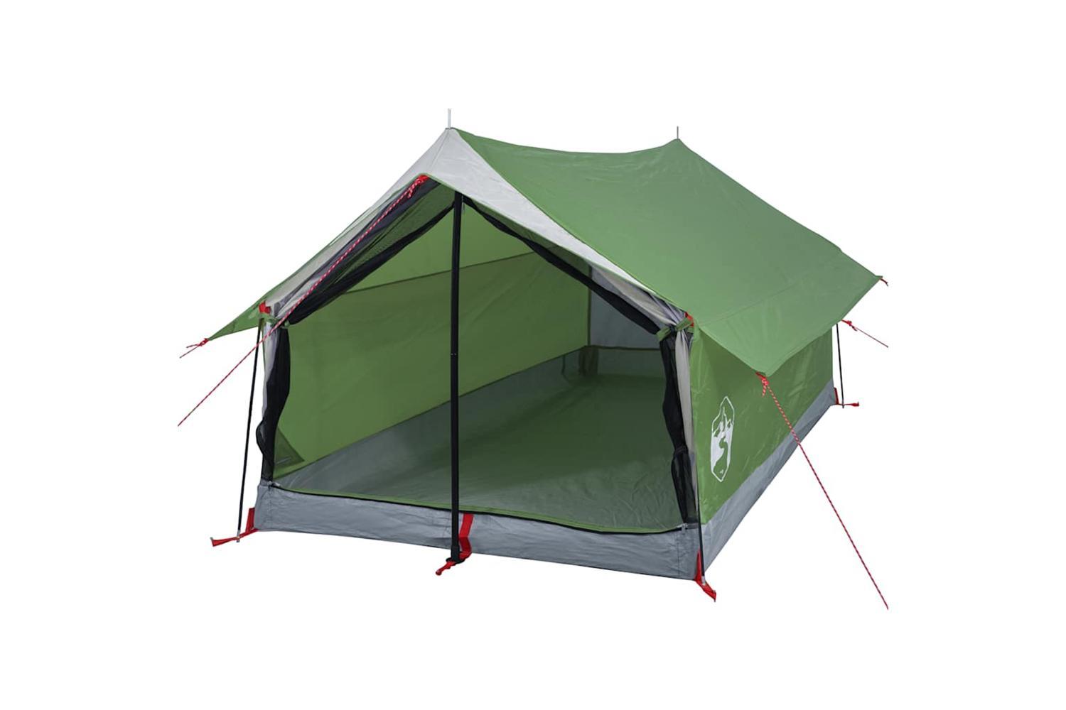 Vidaxl Camping Tent 2-person Green Waterproof-4