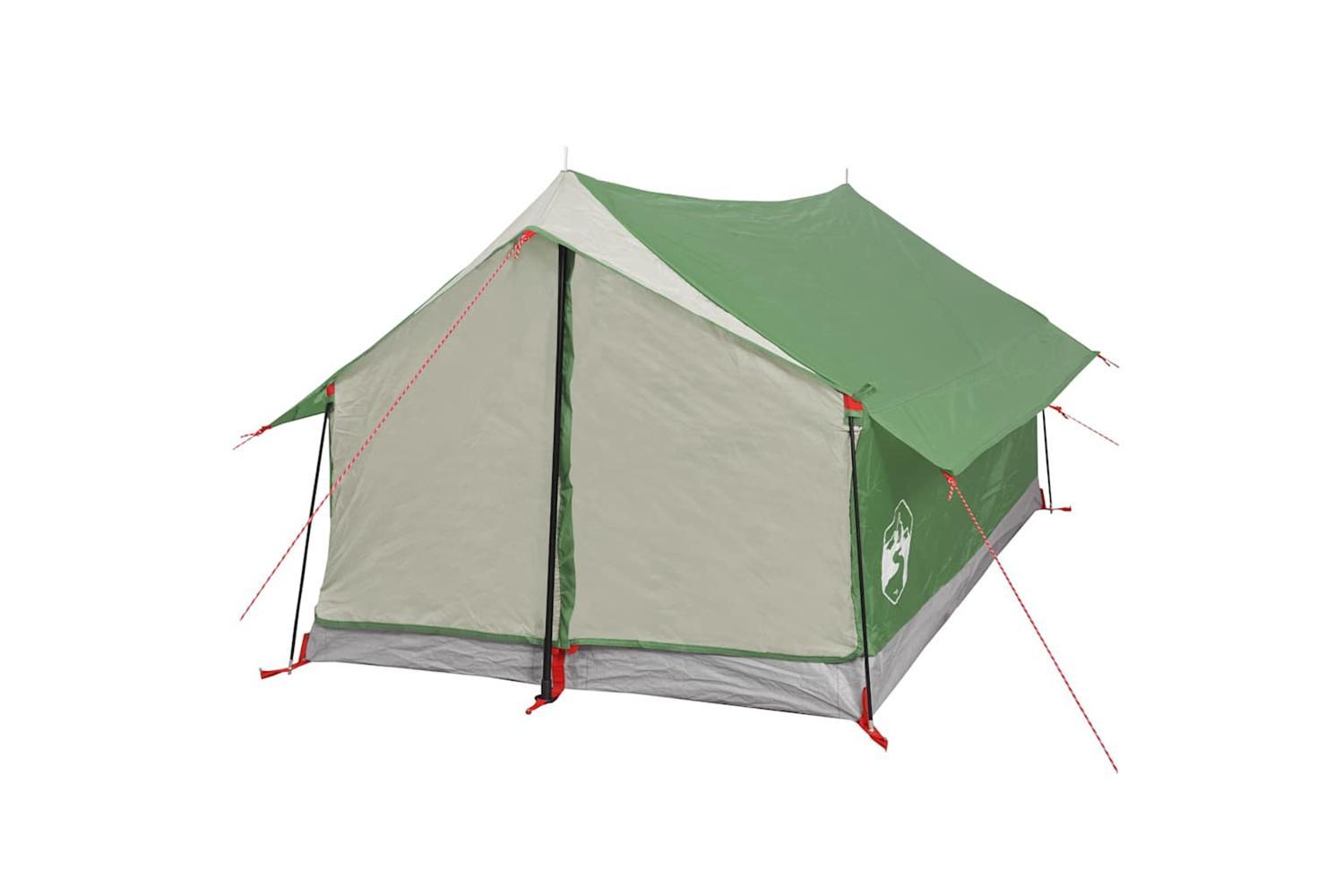 Vidaxl Camping Tent 2-person Green Waterproof-6