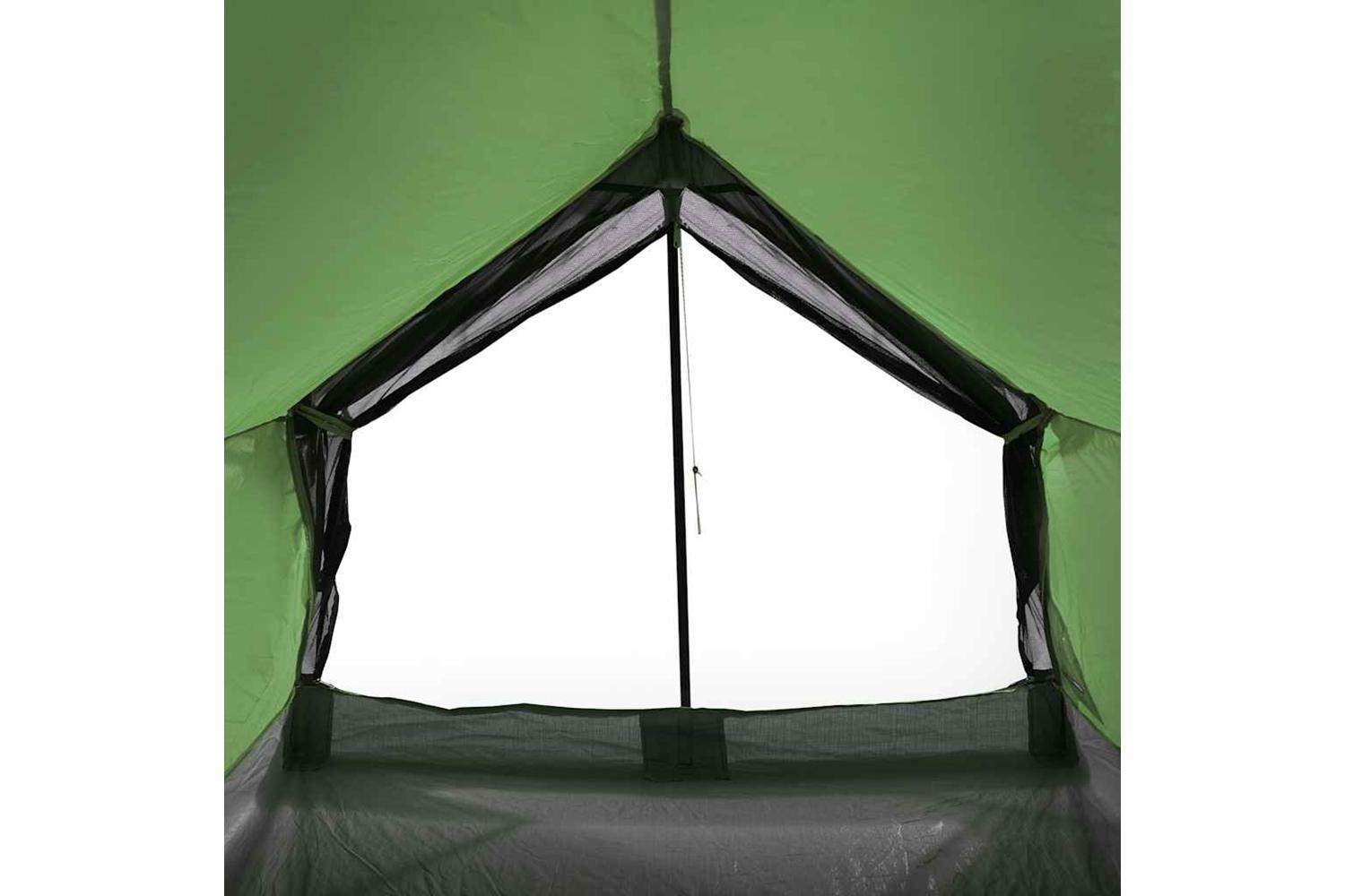 Vidaxl Camping Tent 2-person Green Waterproof-10