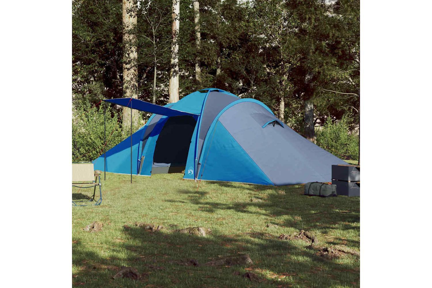 Vidaxl Family Tent Dome 6-person Blue Waterproof-3