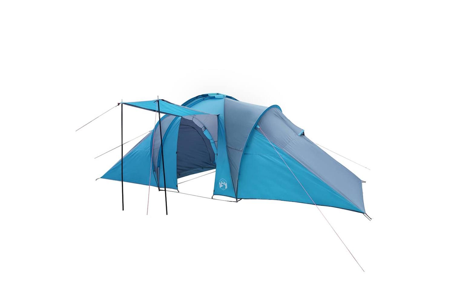 Vidaxl Family Tent Dome 6-person Blue Waterproof-4