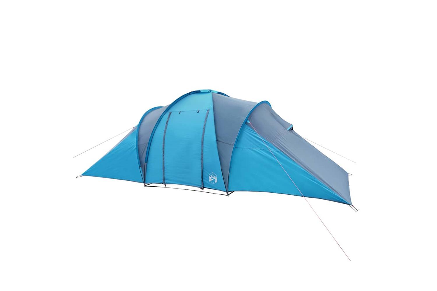 Vidaxl Family Tent Dome 6-person Blue Waterproof-7