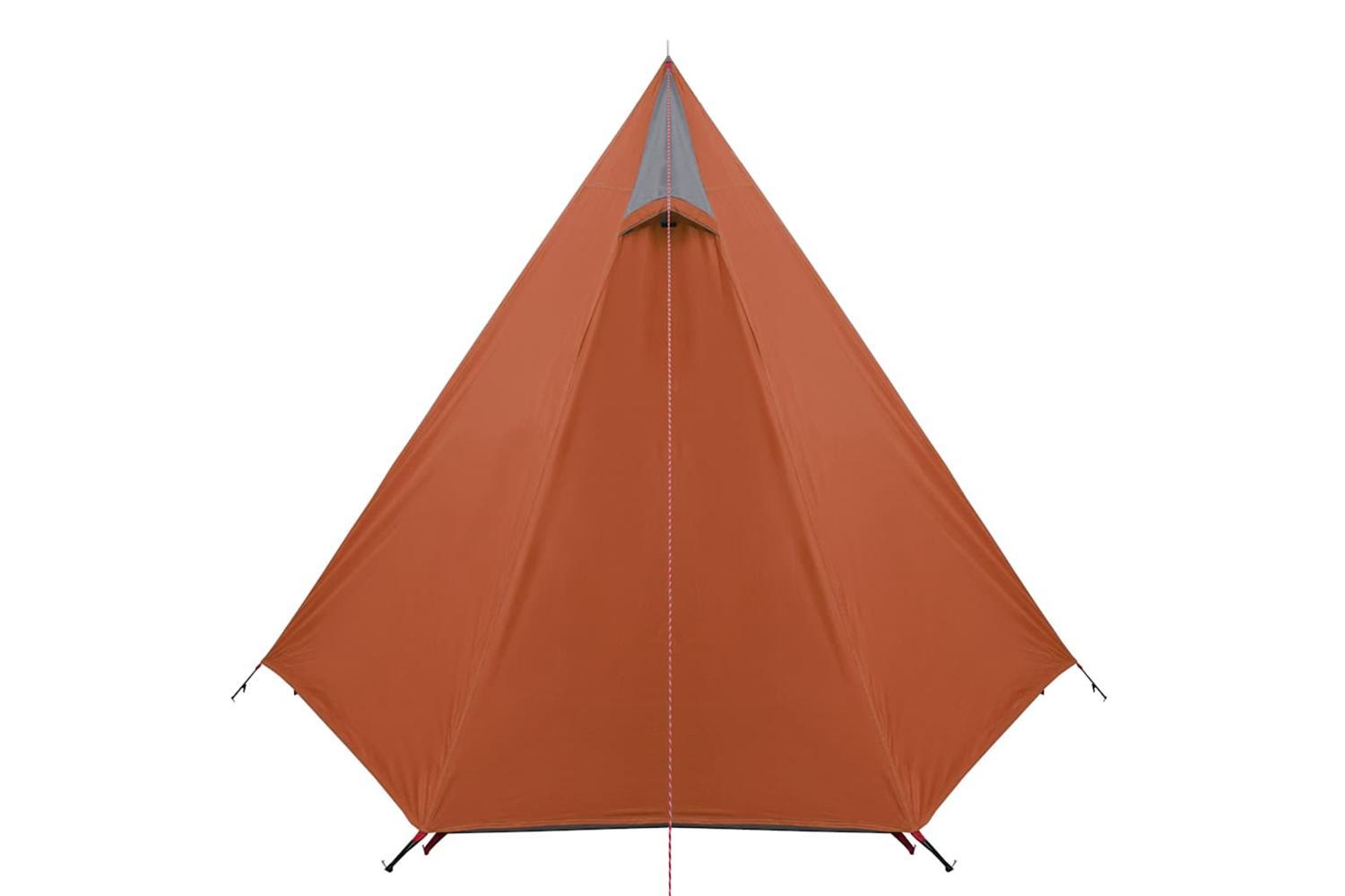 Vidaxl Camping Tent 3-person Grey And Orange Waterproof-9