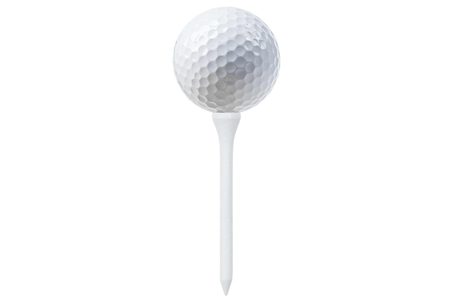 Vidaxl Golf Tees 1000 Pcs White 83 Mm Bamboo-2