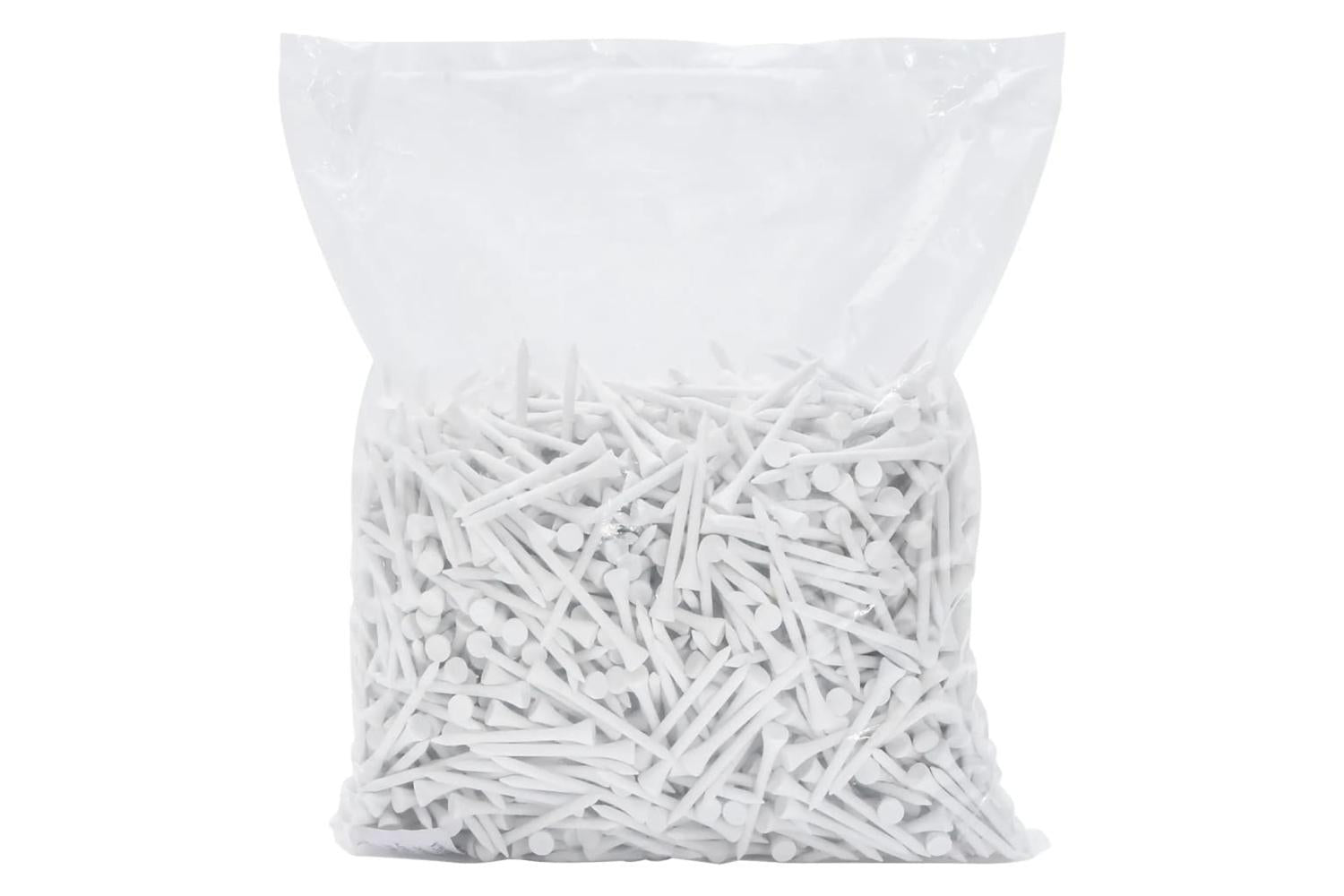 Vidaxl Golf Tees 1000 Pcs White 83 Mm Bamboo-3