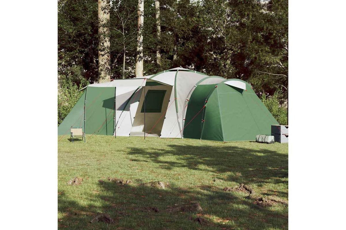 Vidaxl Family Tent Dome 12-person Green Waterproof-3