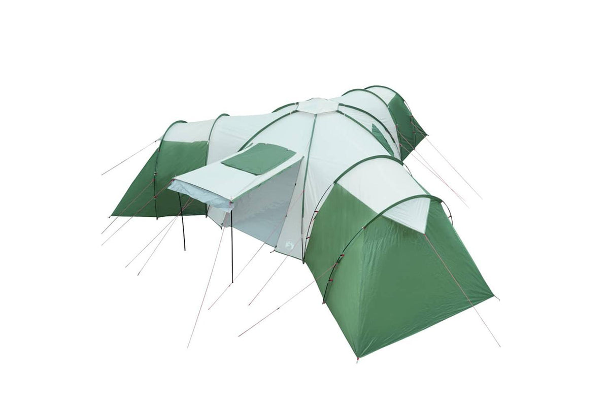 Vidaxl Family Tent Dome 12-person Green Waterproof-9