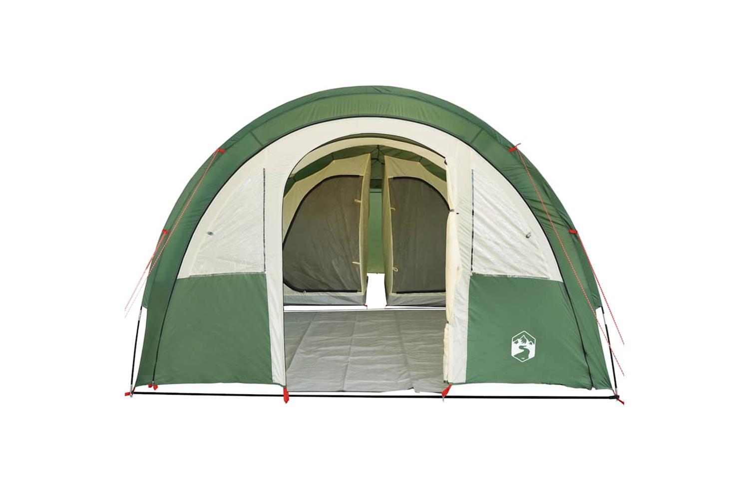 Vidaxl Camping Tent Tunnel 4-person Green Waterproof-7