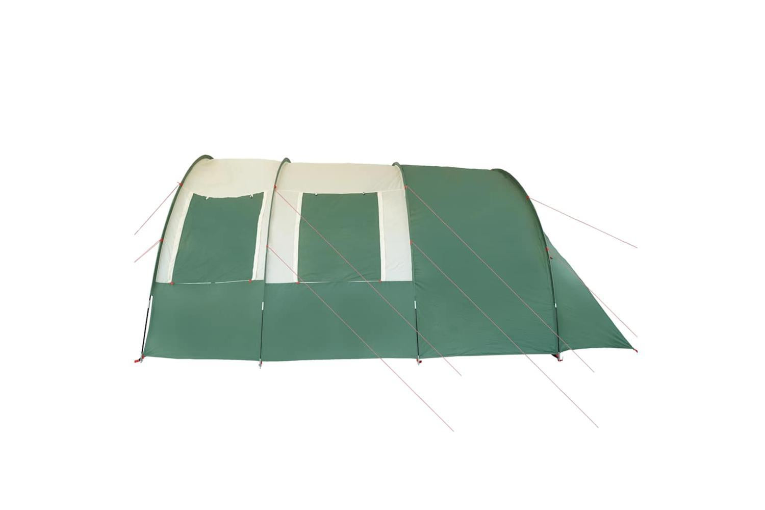 Vidaxl Camping Tent Tunnel 4-person Green Waterproof-8