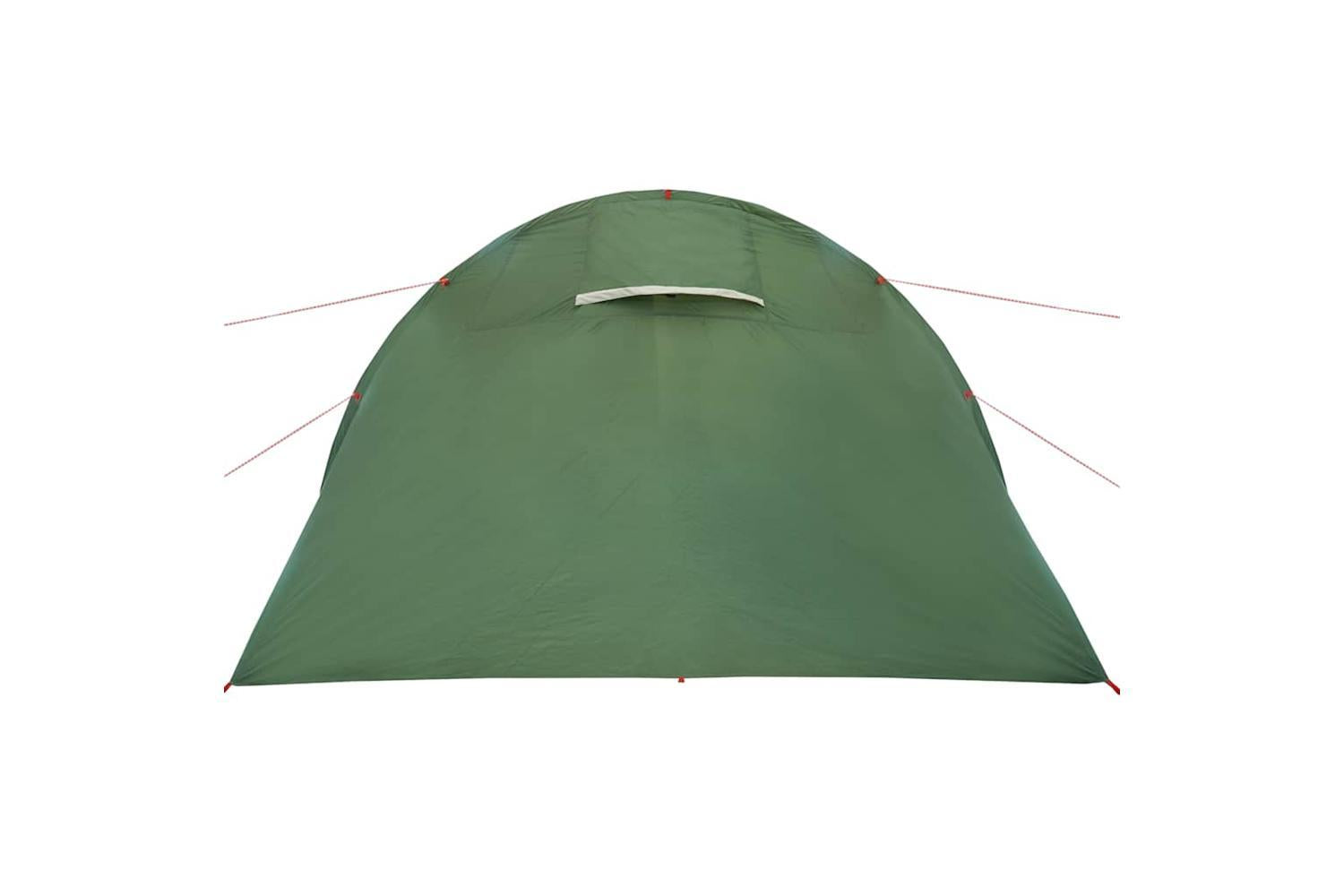 Vidaxl Camping Tent Tunnel 4-person Green Waterproof-9