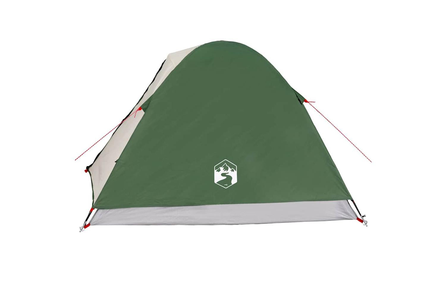 Vidaxl Camping Tent Dome 3-person Green Waterproof-9