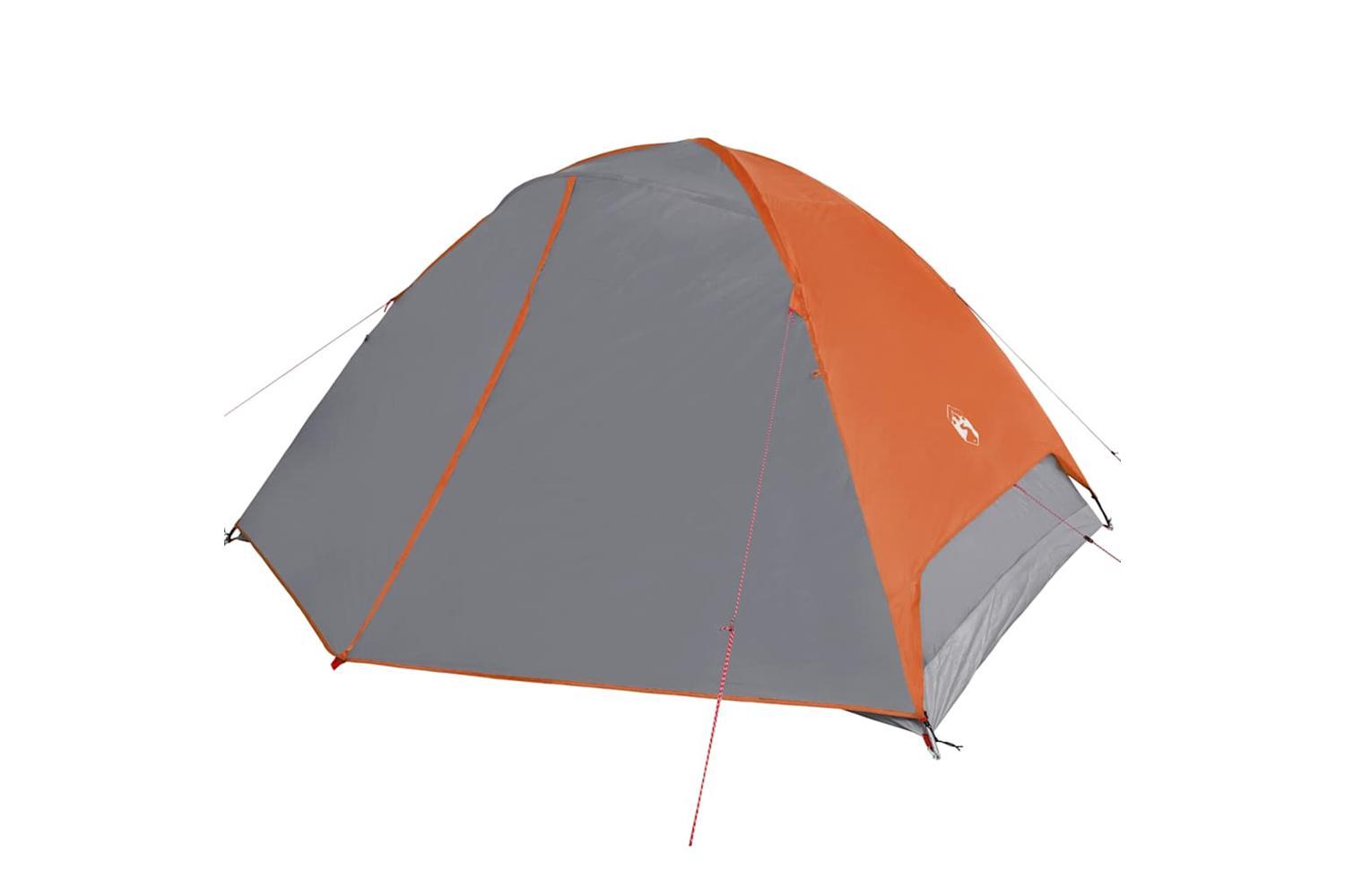 Vidaxl Camping Tent Dome 6-person Orange Waterproof-5