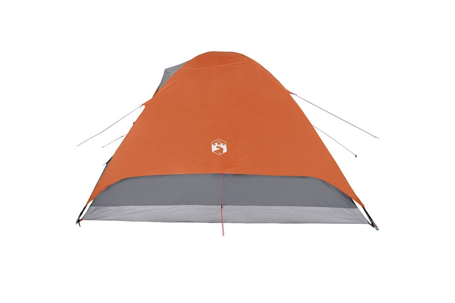 Vidaxl Camping Tent Dome 6-person Orange Waterproof-9