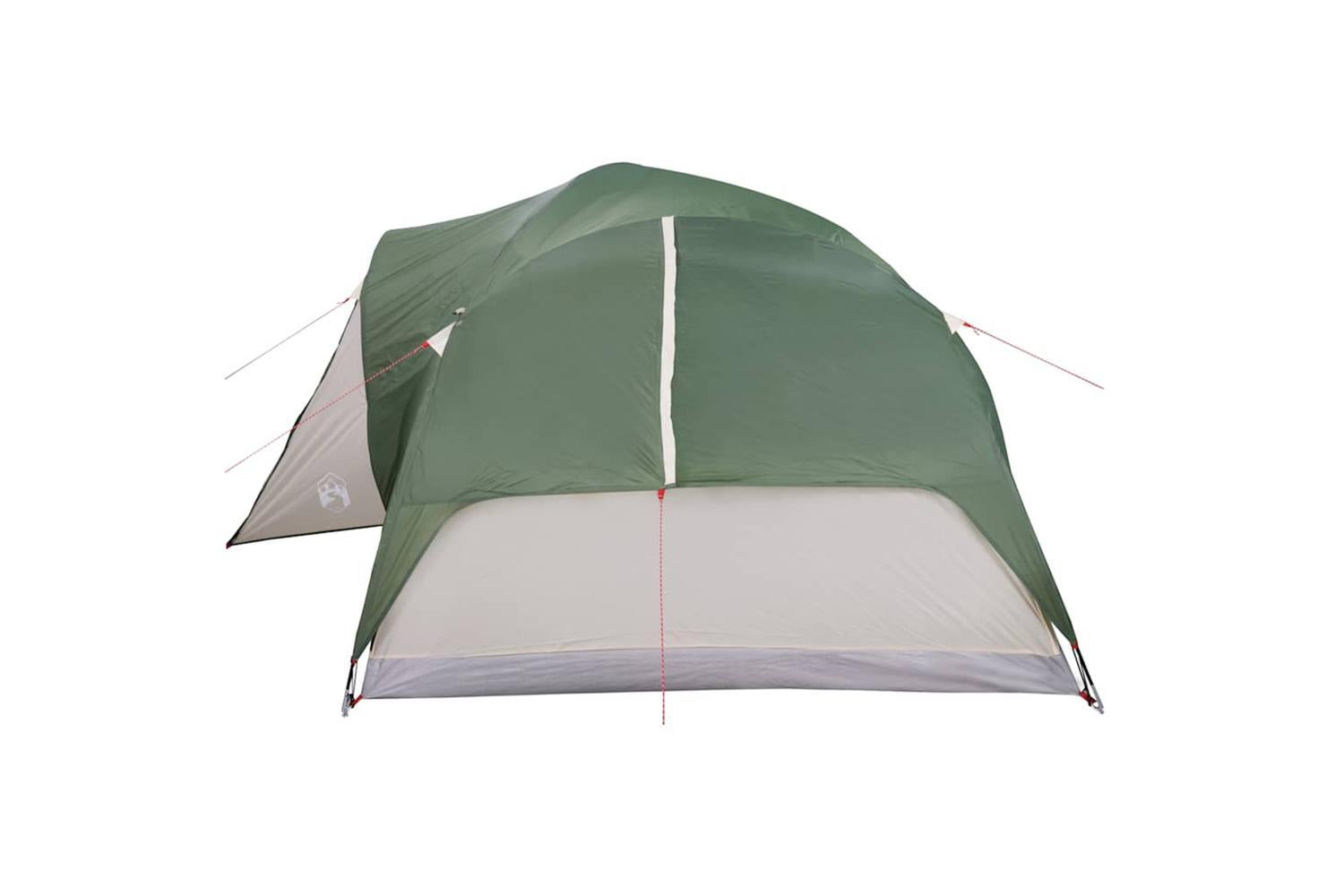Vidaxl Family Tent Crossvent 8-person Green Waterproof-8