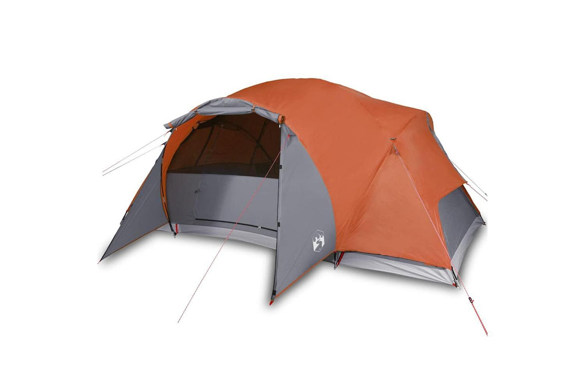 Vidaxl Family Tent Crossvent 8-person Orange Waterproof