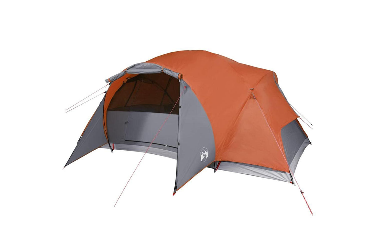 Vidaxl Family Tent Crossvent 8-person Orange Waterproof-4