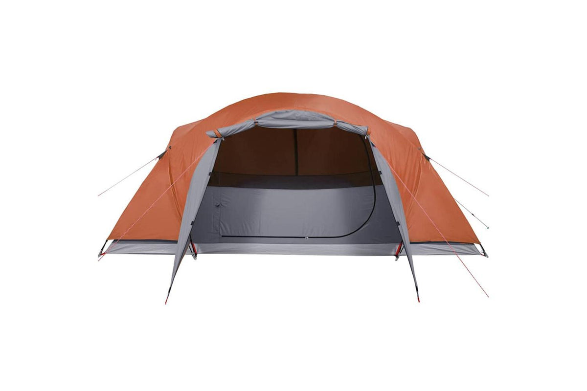 Vidaxl Family Tent Crossvent 8-person Orange Waterproof-5