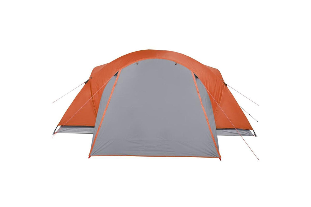 Vidaxl Family Tent Crossvent 8-person Orange Waterproof-7