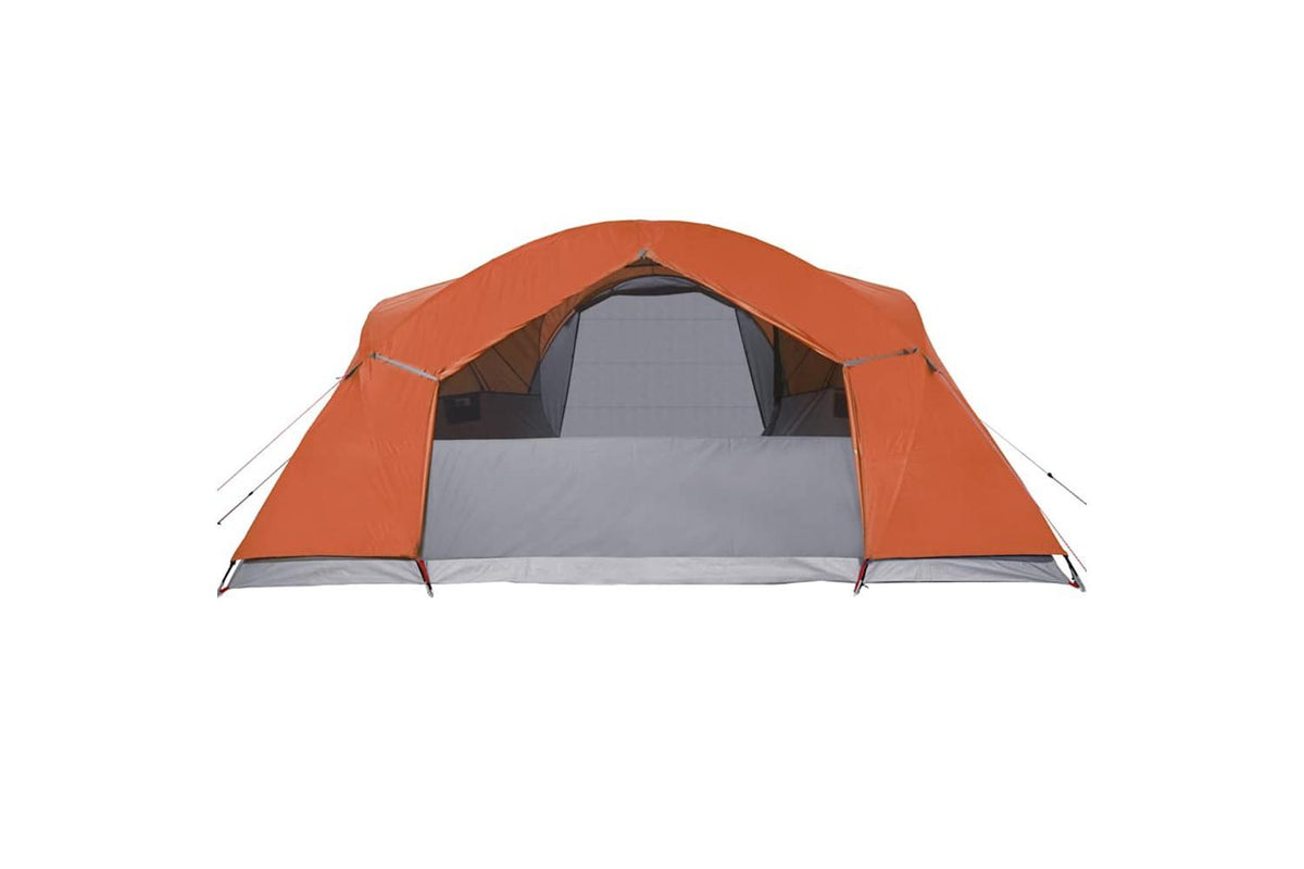Vidaxl Family Tent Crossvent 8-person Orange Waterproof-9