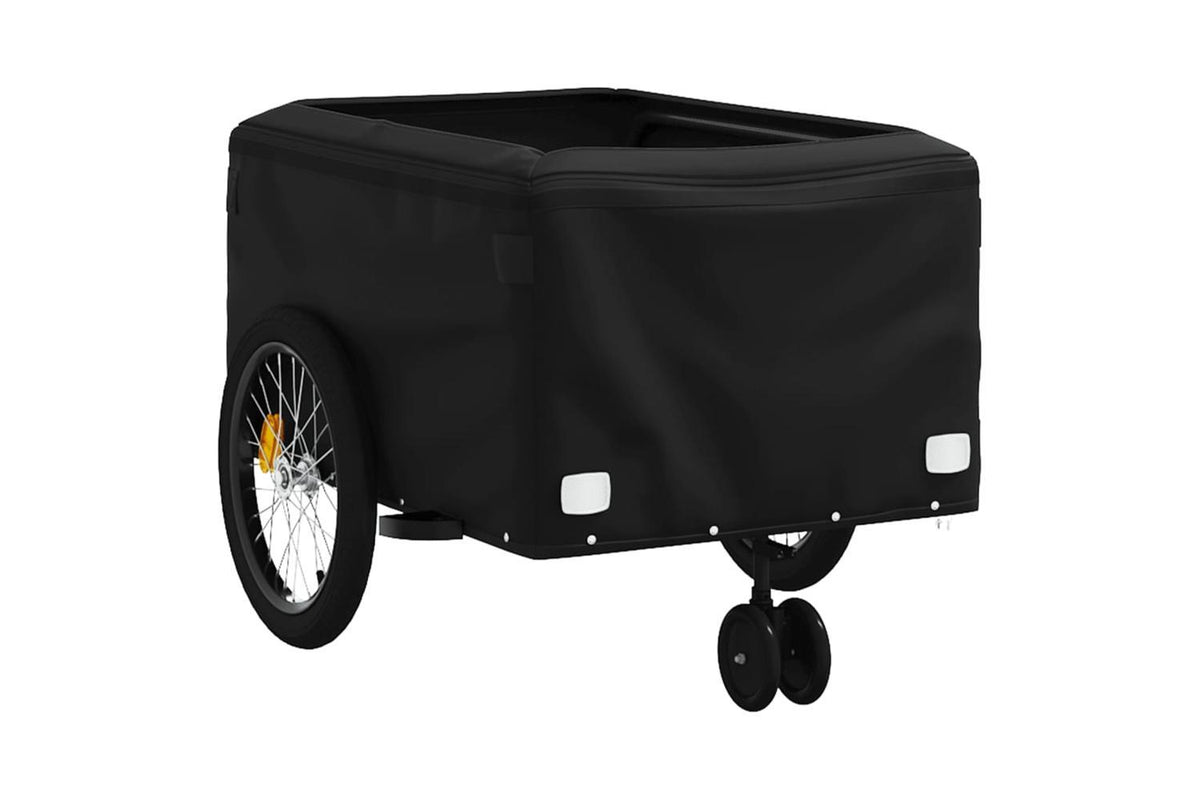 Vidaxl Bike Trailer Black And Red 45 Kg Iron-5
