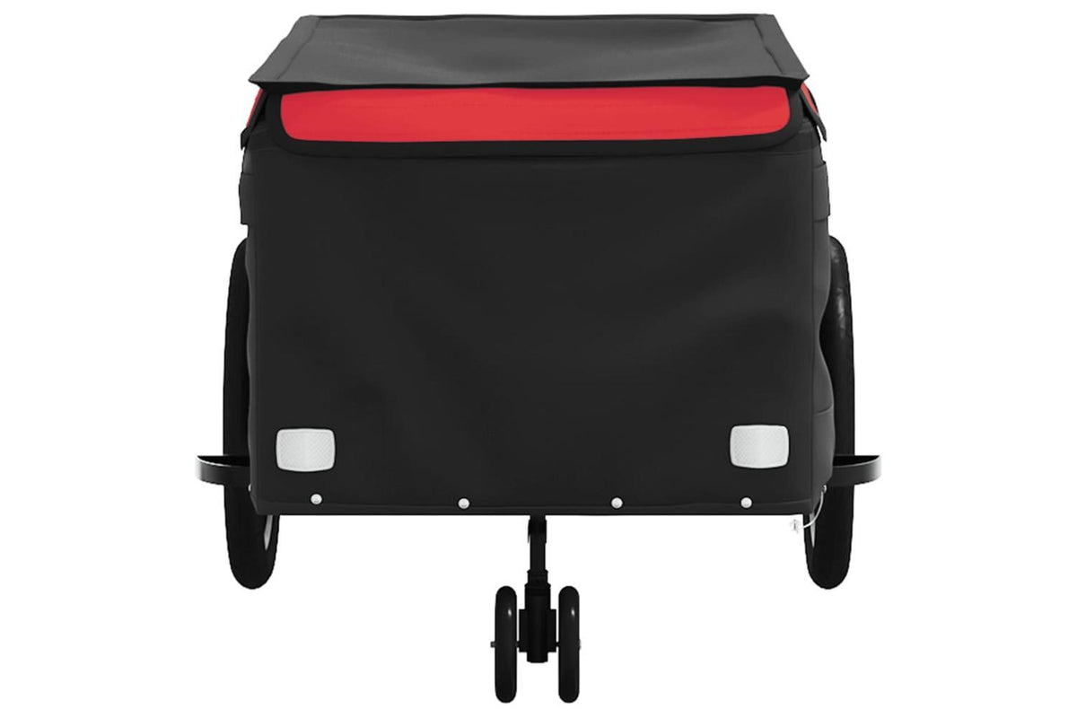 Vidaxl Bike Trailer Black And Red 45 Kg Iron-6