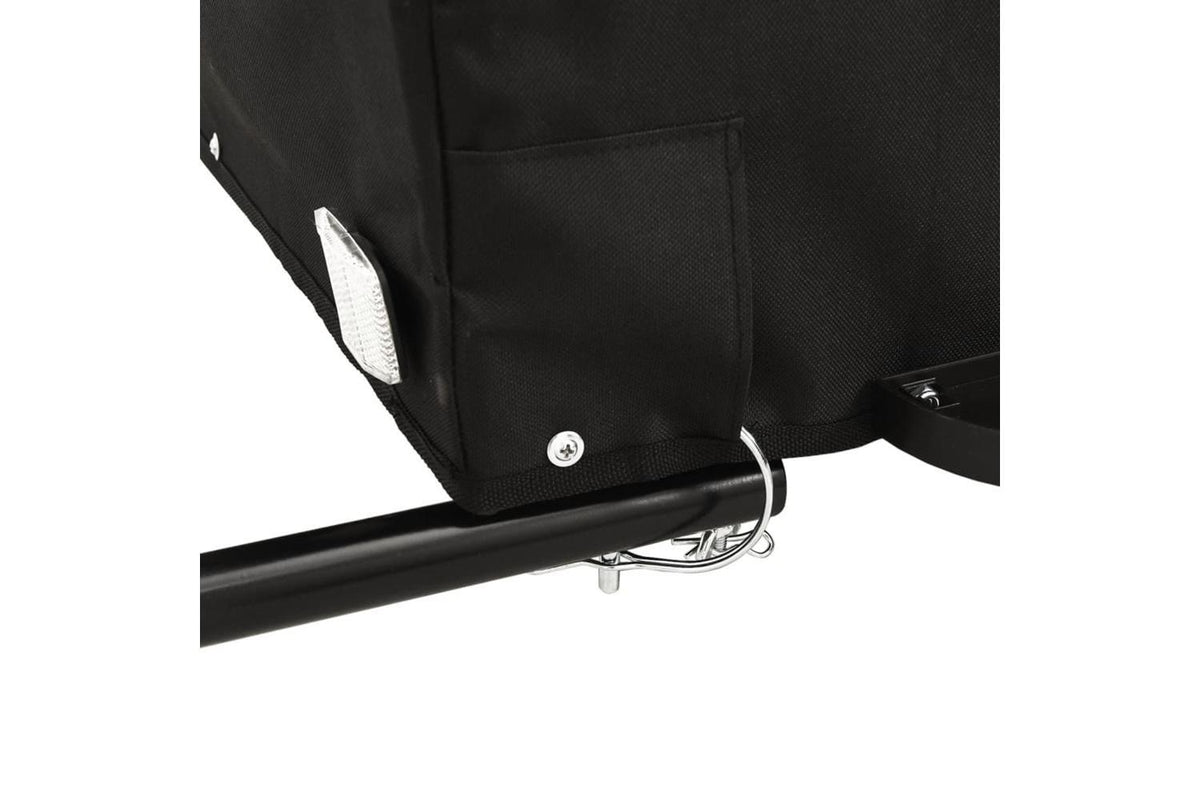 Vidaxl Bike Trailer Black And Red 45 Kg Iron-9