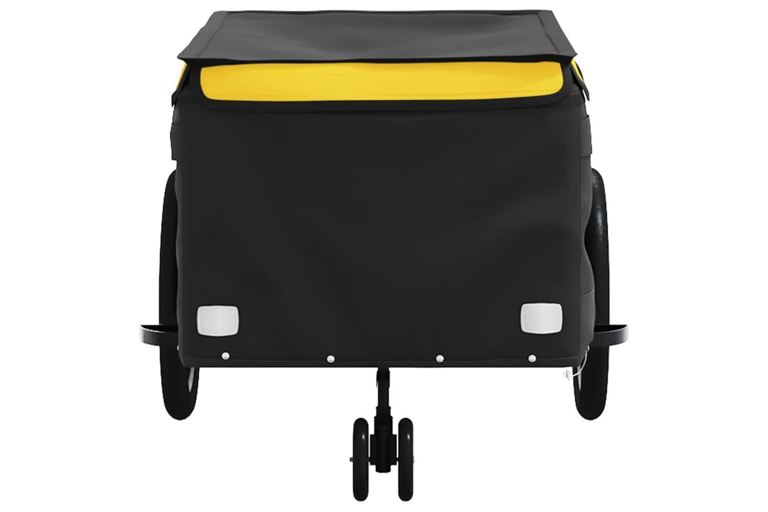 Vidaxl Bike Trailer Black And Yellow 45 Kg Iron-6