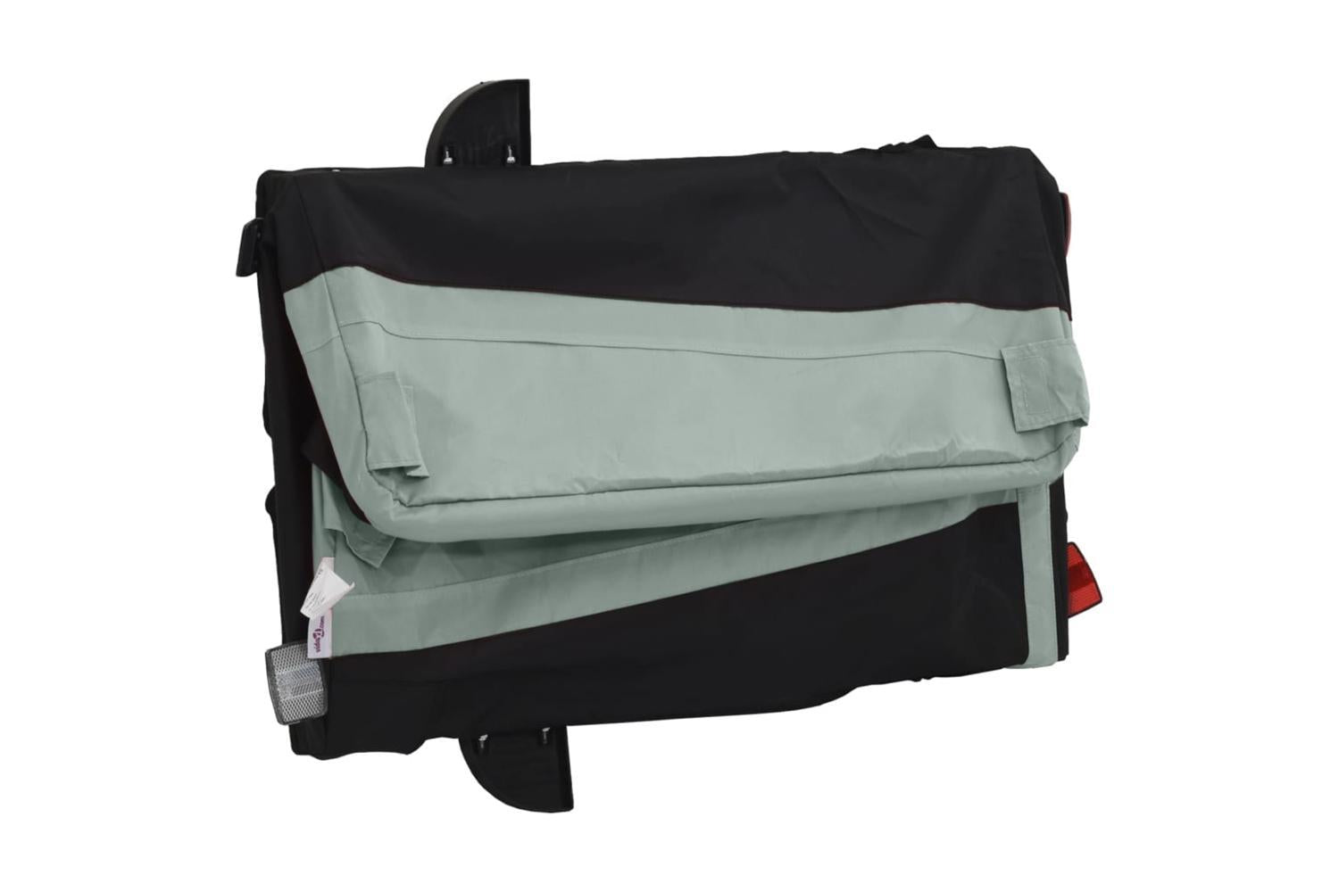 Vidaxl Bike Trailer Black And Grey 30 Kg Iron-9
