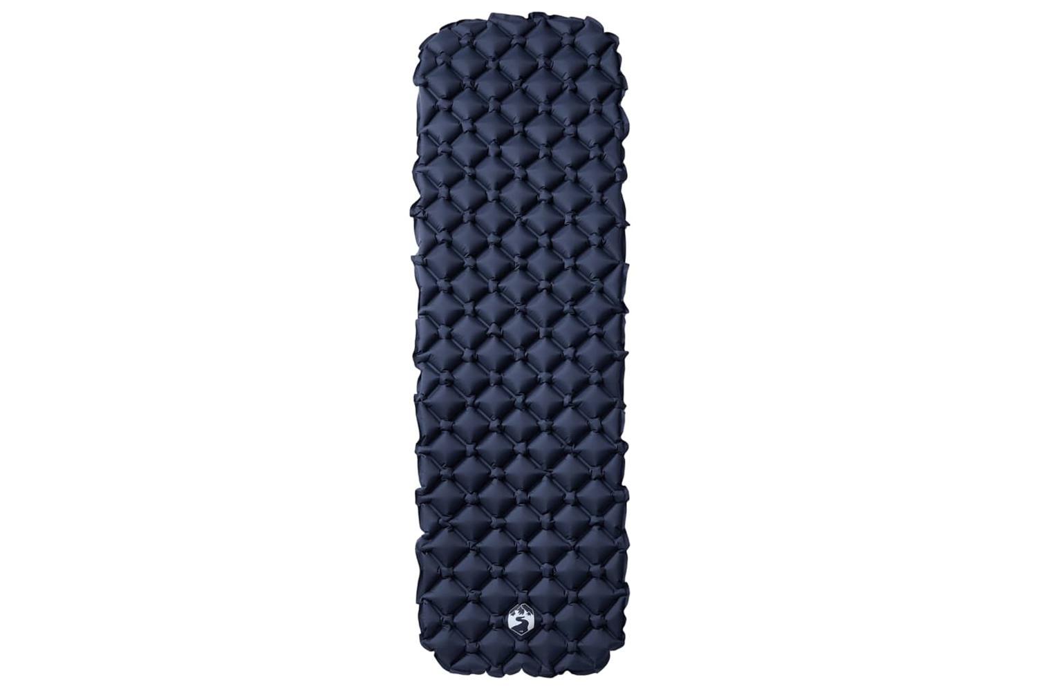 Vidaxl Inflating Camping Mattress 1-person Grey 190x58x6 Cm-2