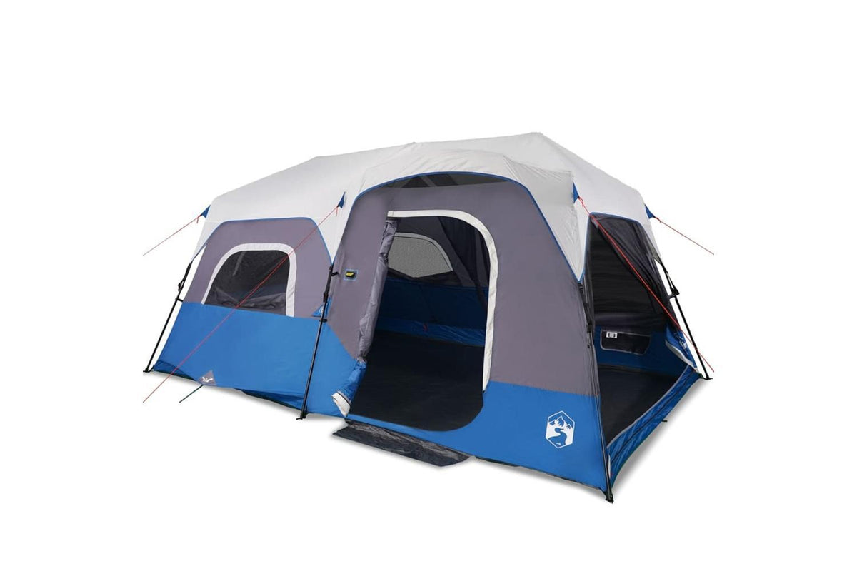Vidaxl Family Tent With Led 9-person Light Blue Quick Release-2