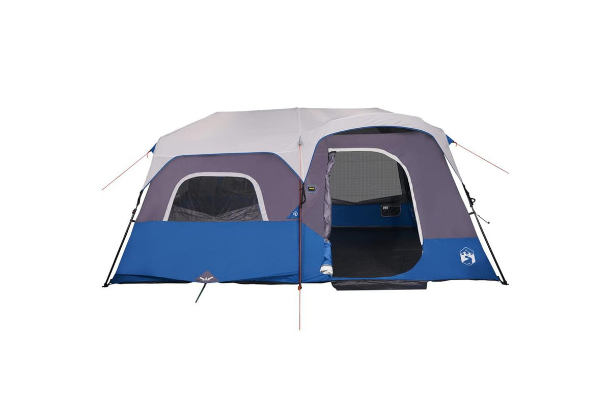 Vidaxl Family Tent With Led 9-person Light Blue Quick Release-5