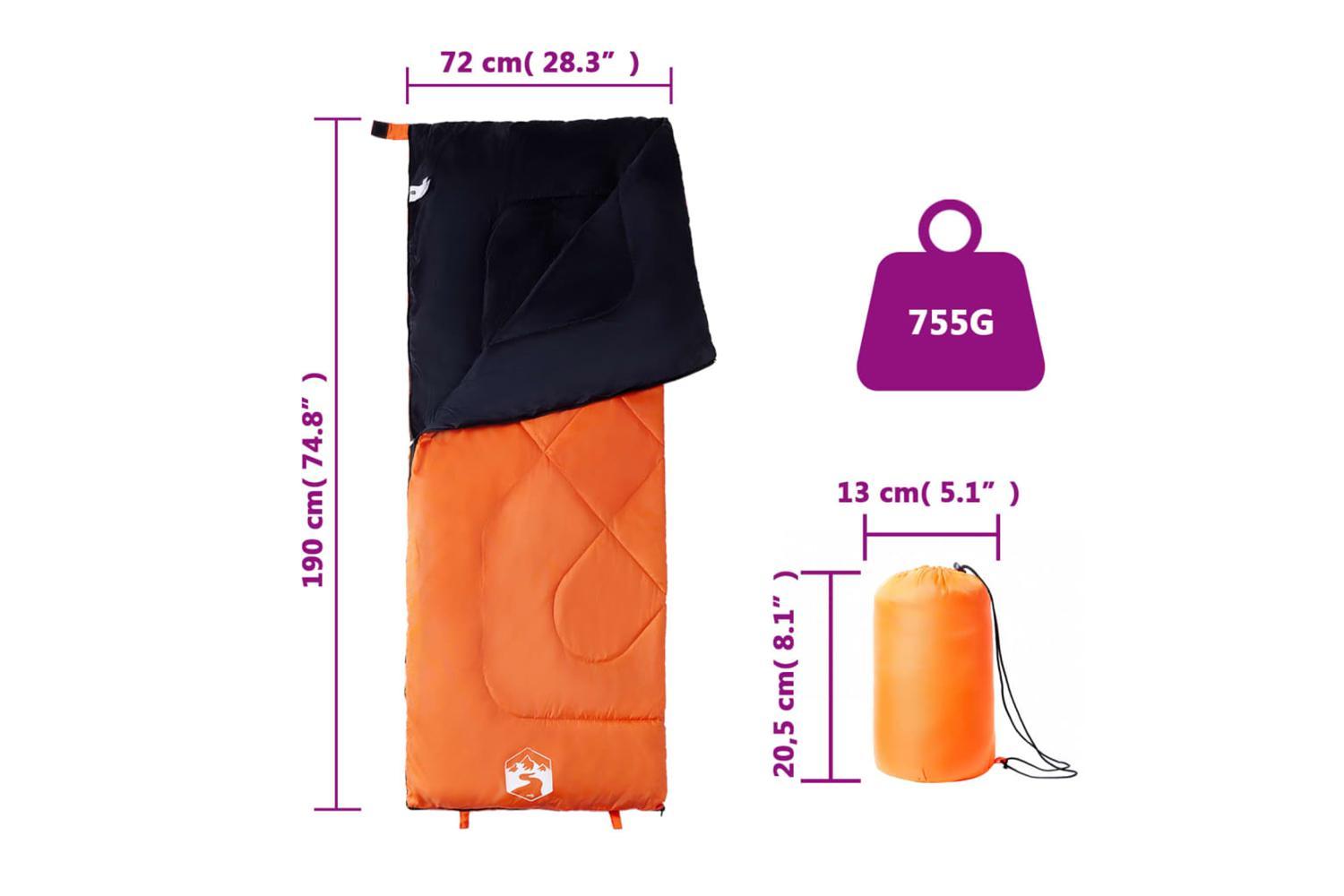 Vidaxl Sleeping Bag For Adults Camping 3 Seasons-5