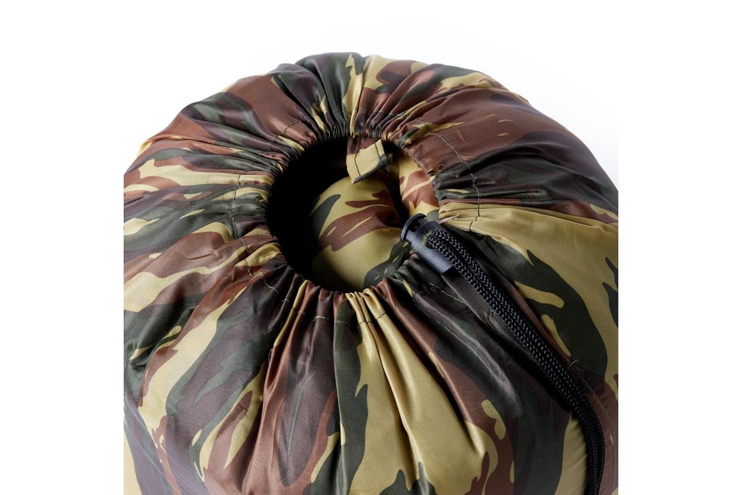 Vidaxl Mummy Sleeping Bag For Adults Camping 3 Seasons-4