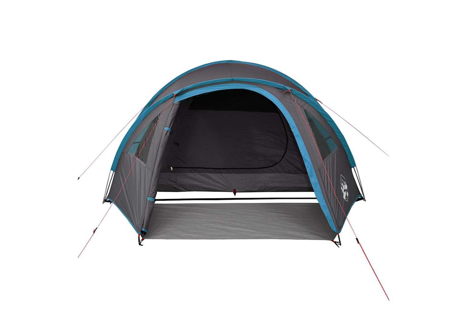 Vidaxl Camping Tent Dome 4-person Blue Waterproof-5