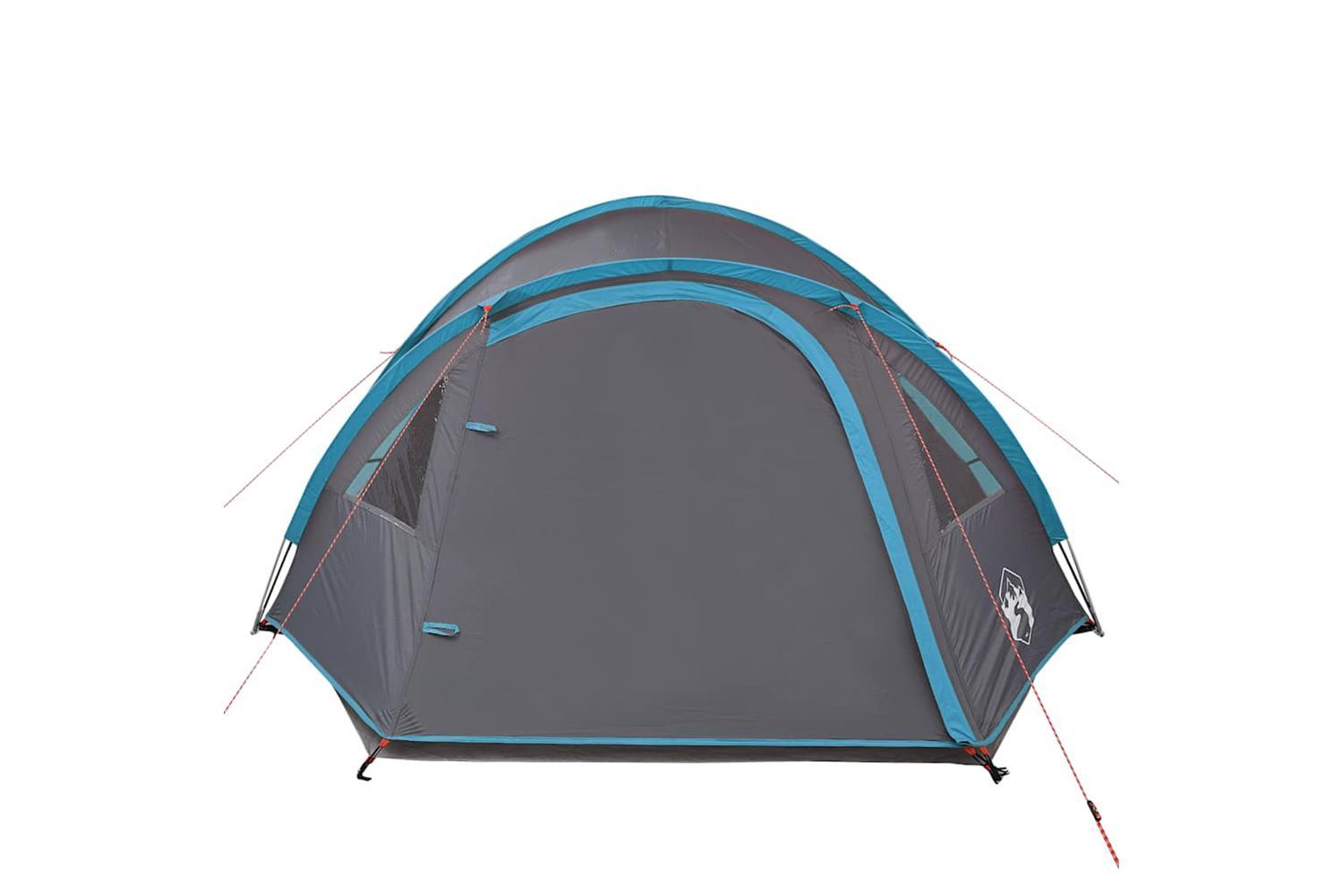 Vidaxl Camping Tent Dome 4-person Blue Waterproof-6