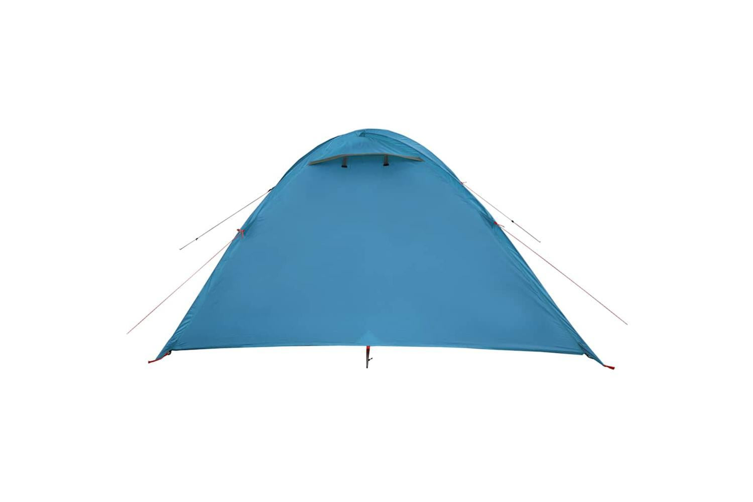 Vidaxl Camping Tent Dome 4-person Blue Waterproof-8