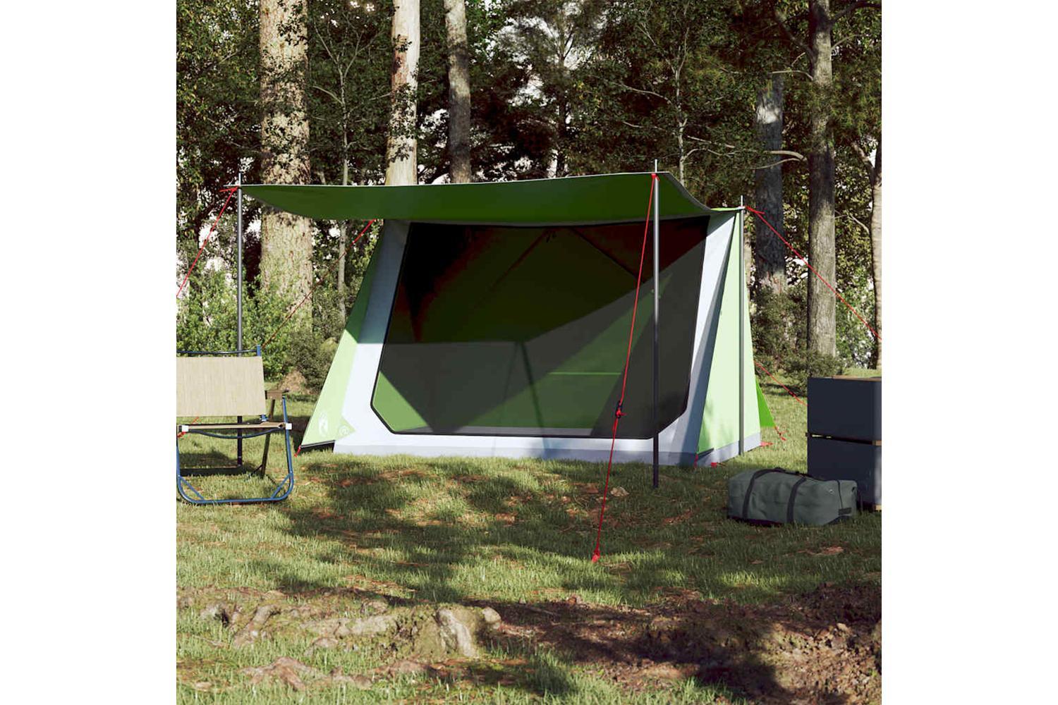 Vidaxl Camping Tent 2-person Green Waterproof-3