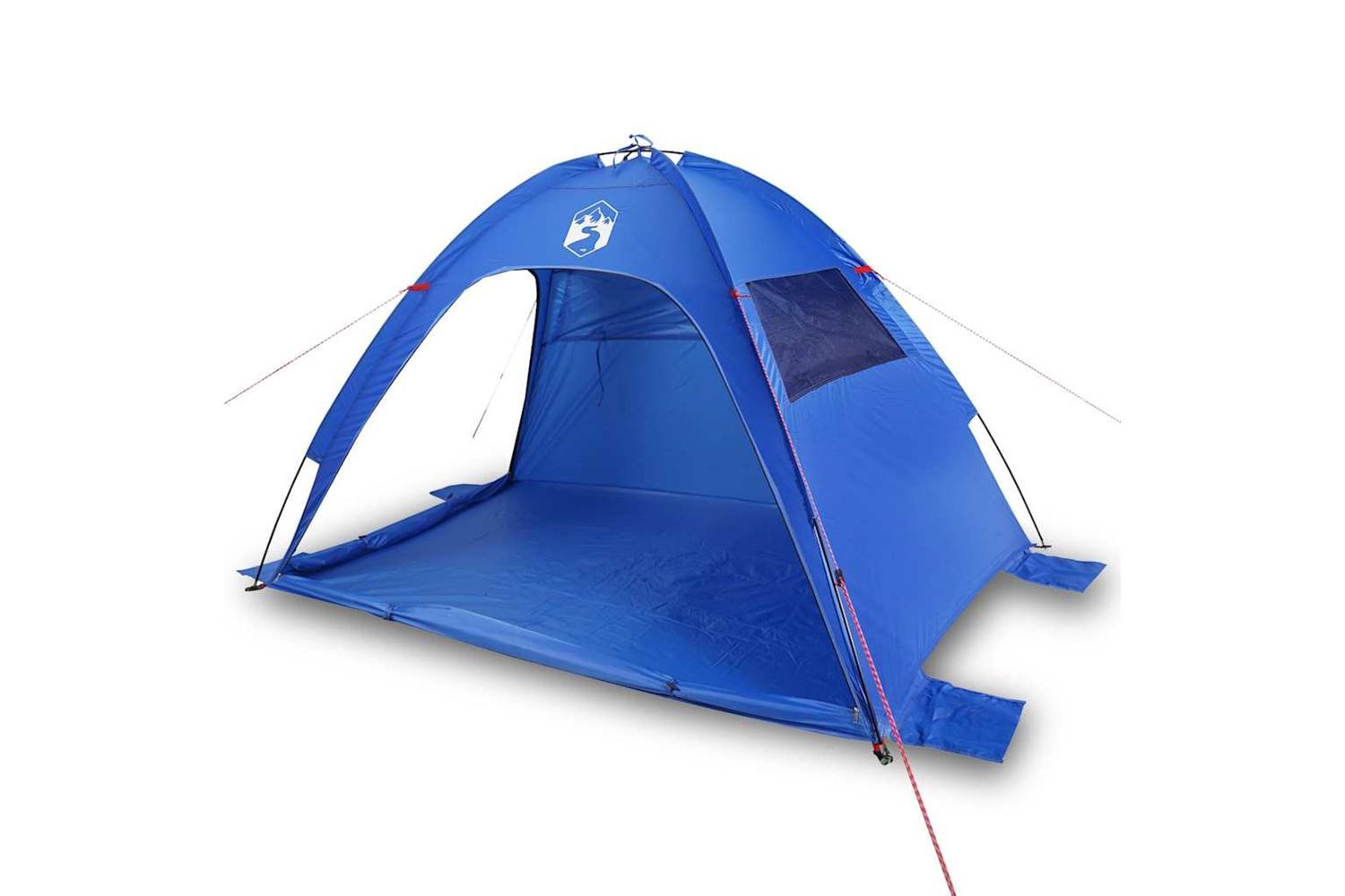 Vidaxl Beach Tent Azure Blue Waterproof-2
