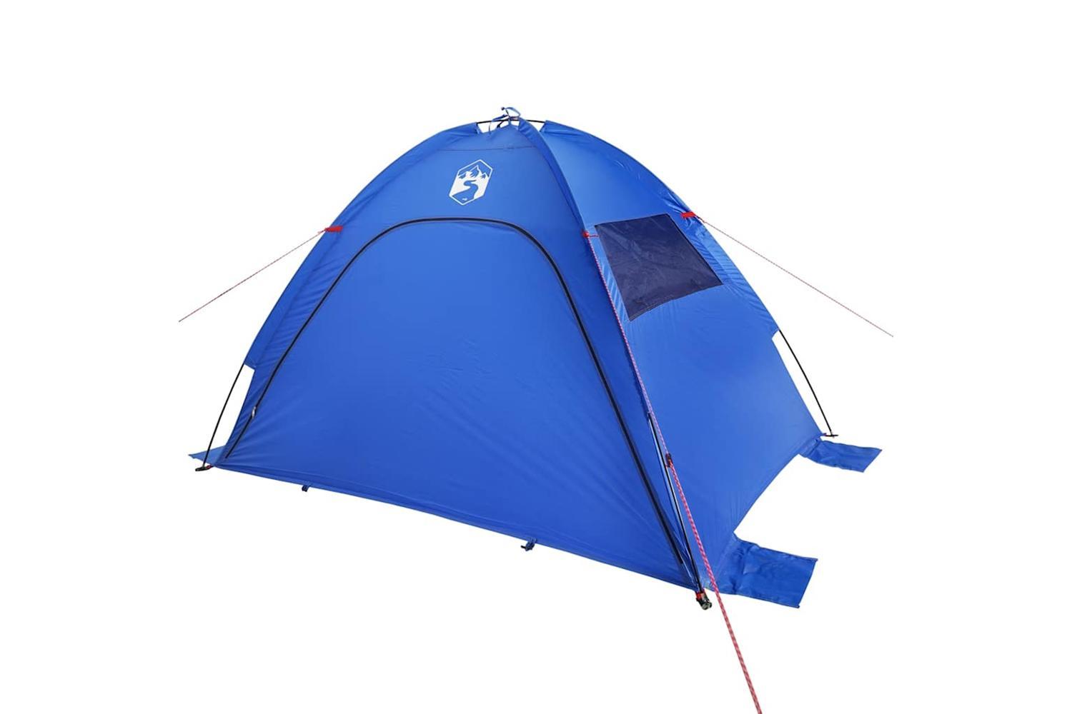 Vidaxl Beach Tent Azure Blue Waterproof-5